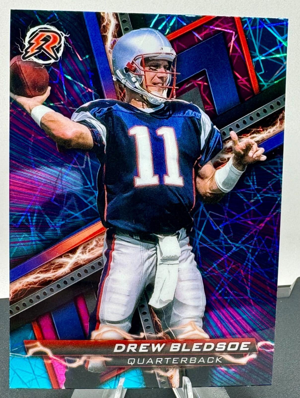 2023 Topps Composite - Blue/Pink Shock Refractor /175 - Drew Bledsoe #91