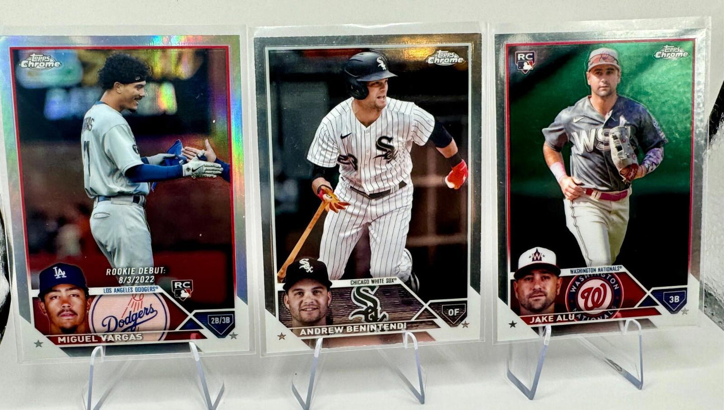 2023 Topps Chrome Update Baseball - LOT of 6