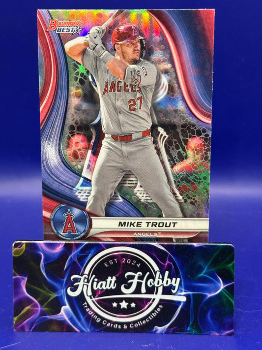 2024 Bowman's Best Baseball - Mike Trout #1 - Refractor