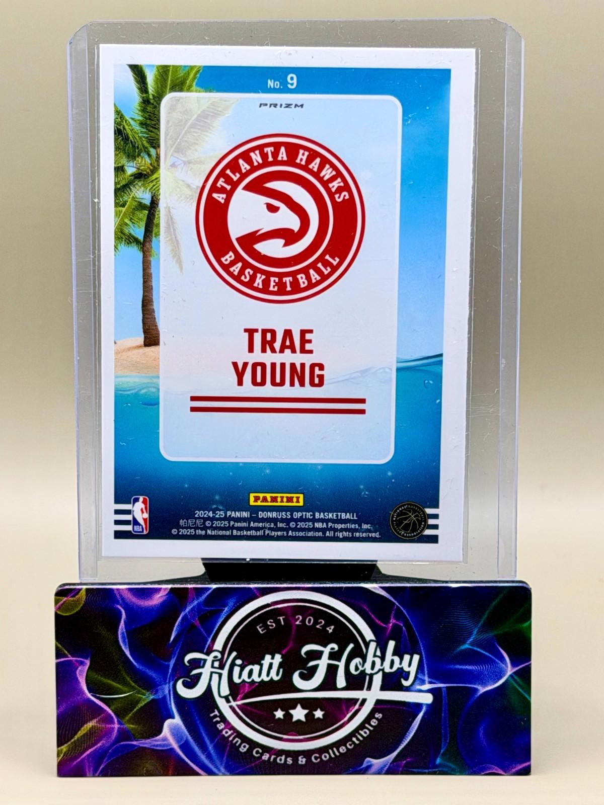 2024-25 Panini Donruss Optic - Trae Young #9 - Splash - Purple Prizm