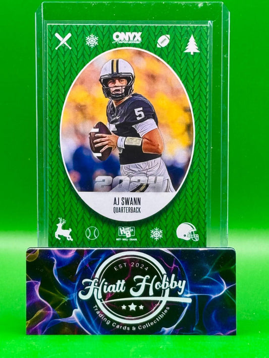 2024 Onyx Holiday Cards - AJ Swann - Green /500
