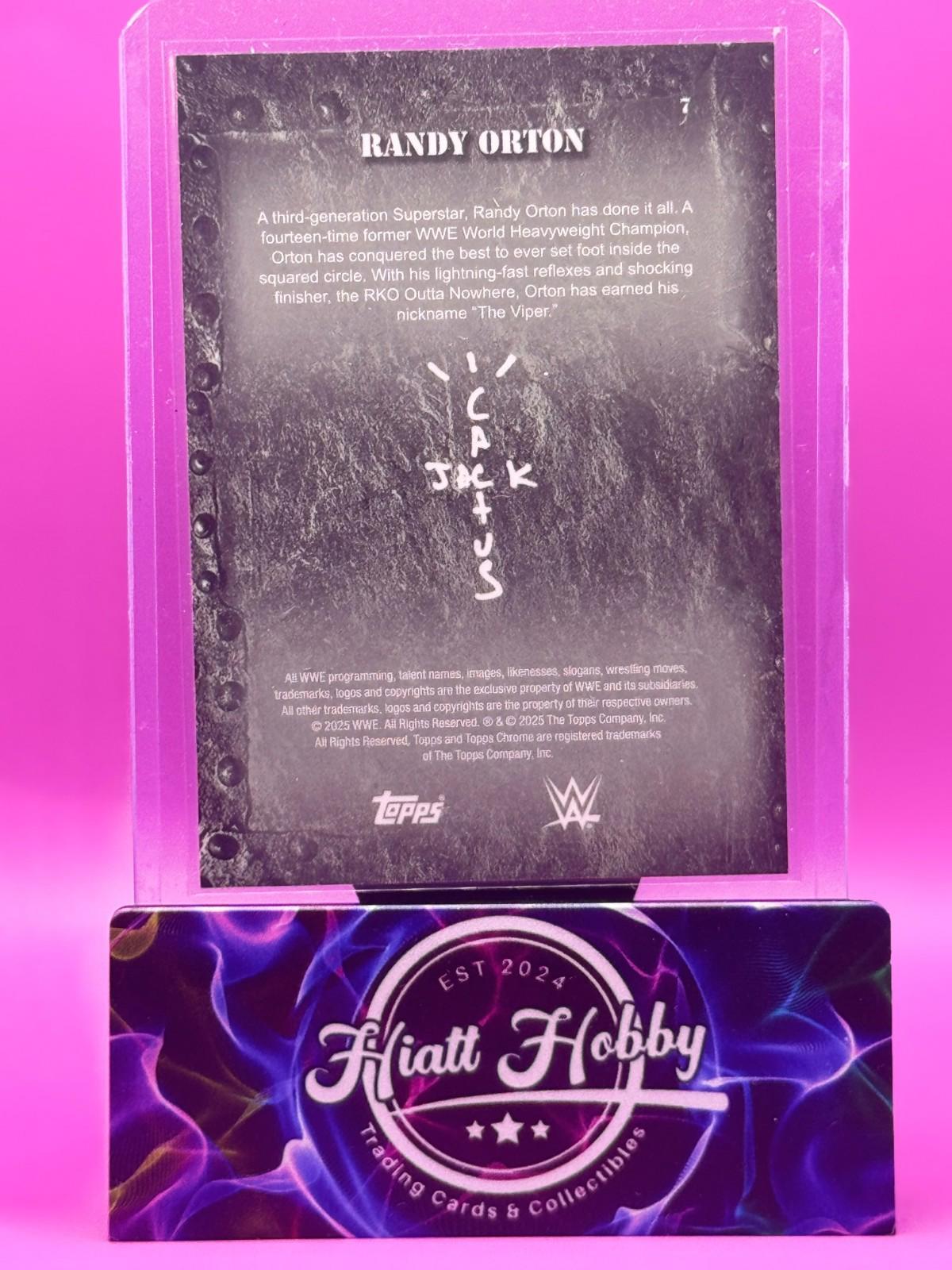 2025 Topps Chrome Cactus Jack WWE - Randy Orton #7