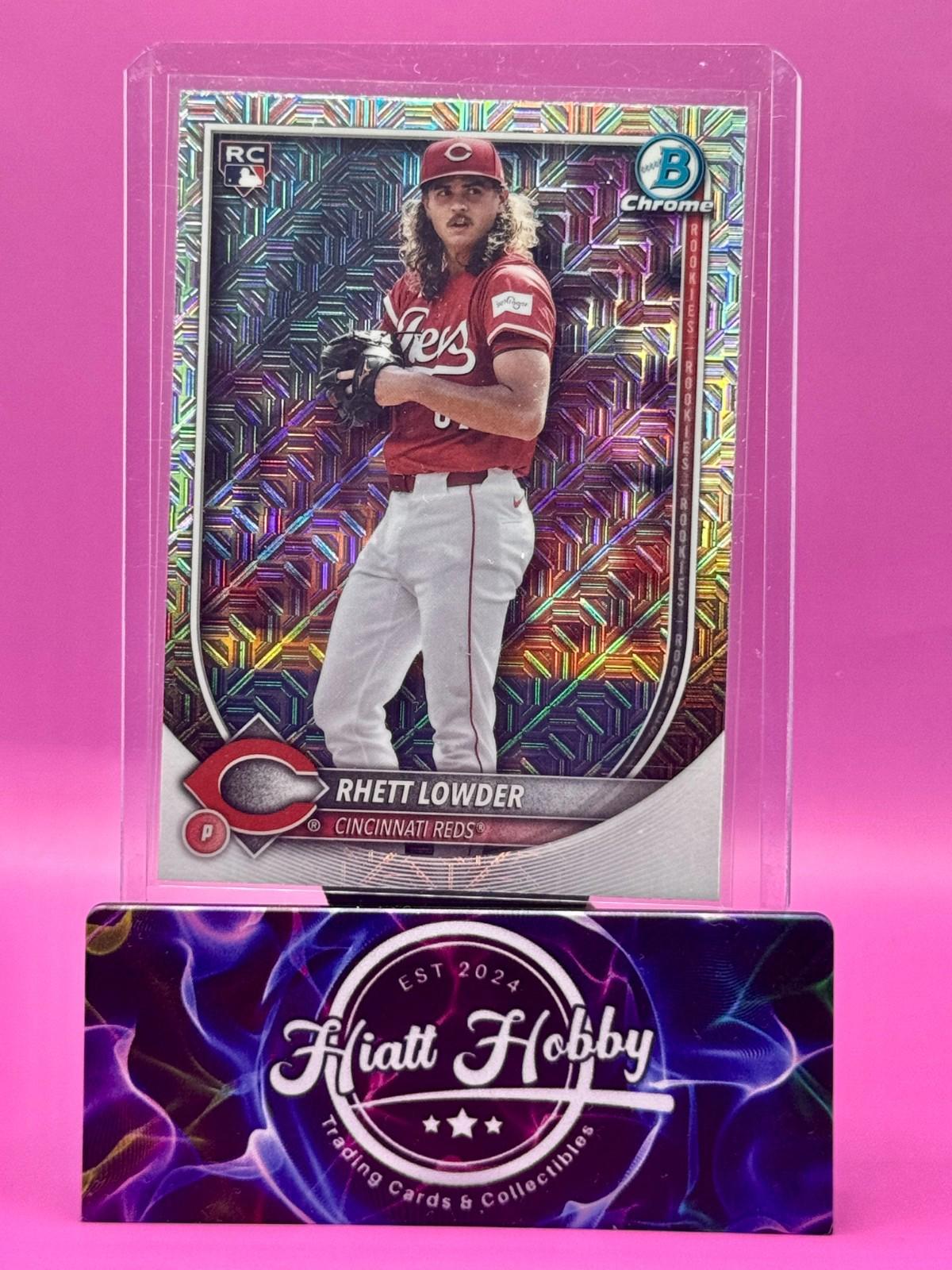2025 Bowman Chrome - Rhett Lowder #6 - Mojo Refractor