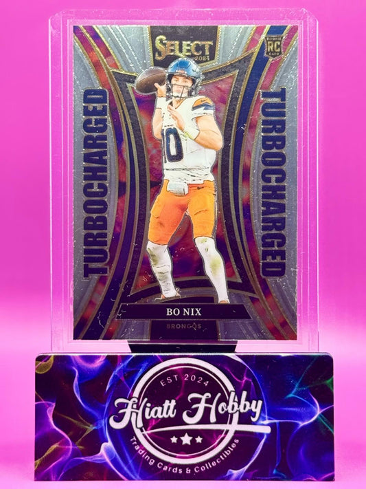 2024 Panini Select - Turbocharged - Bo Nix #16 (RC)