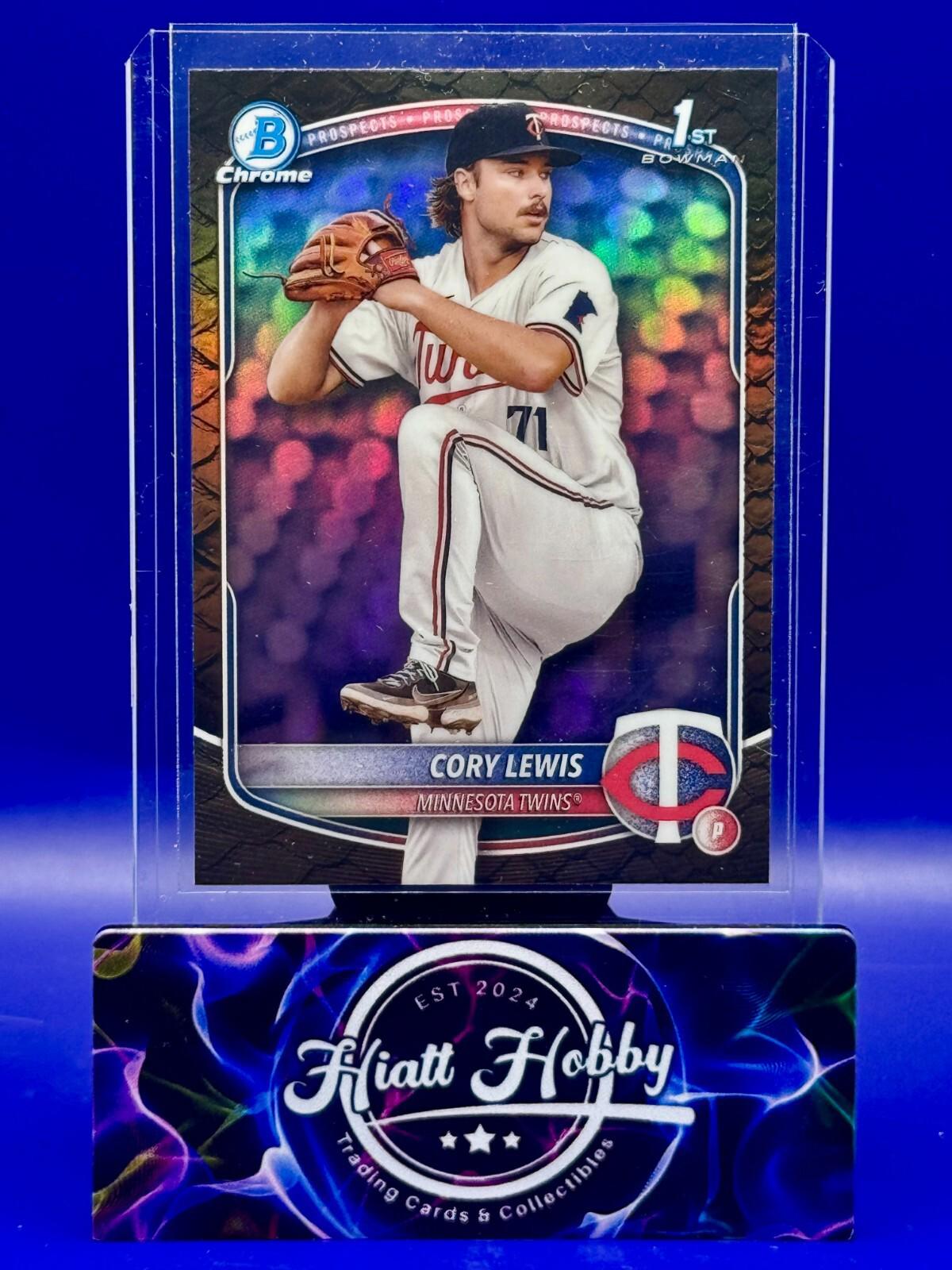 2025 Bowman - Chrome Prospects Cory Lewis #BCP-128 Reptilian Refractor (RC)