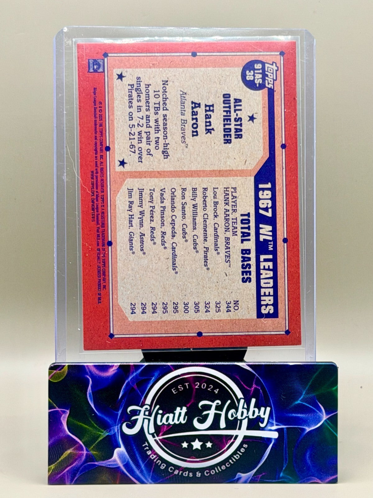 2026 Topps - #91ASC-38 Hank Aaron - 35th Anniversary All-Stars - Crackle