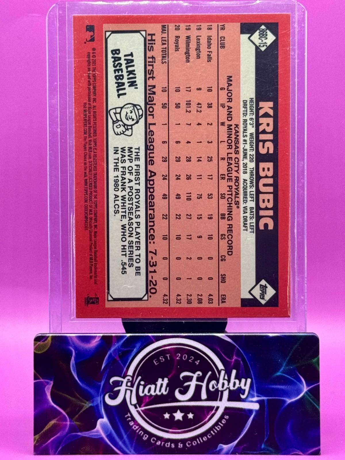 2021 Topps Chrome - Kris Bubic #86BC-15 - 35th Anniversary Mojo (RC)