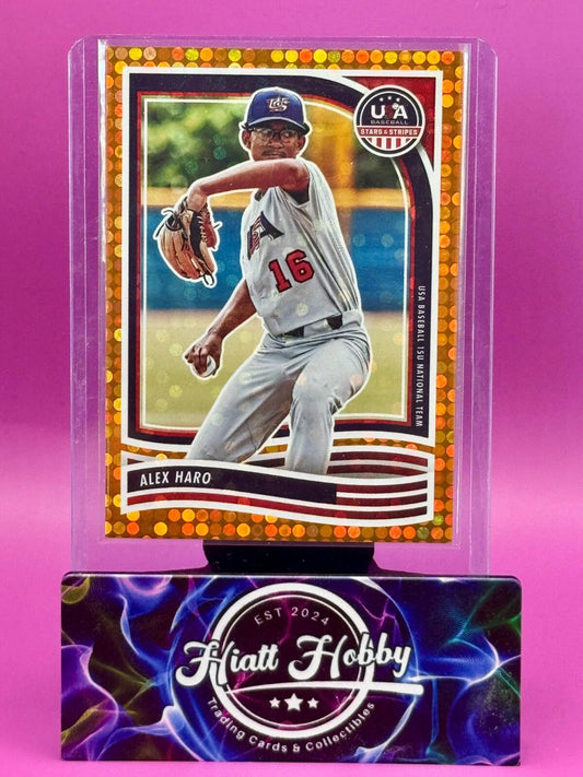 2024 Panini Stars and Stripes - Alex Haro #59 Orange /75 (RC)