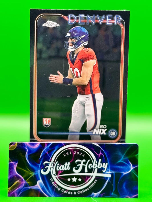 2024 Topps Chrome Football - Bo Nix #206 (RC)