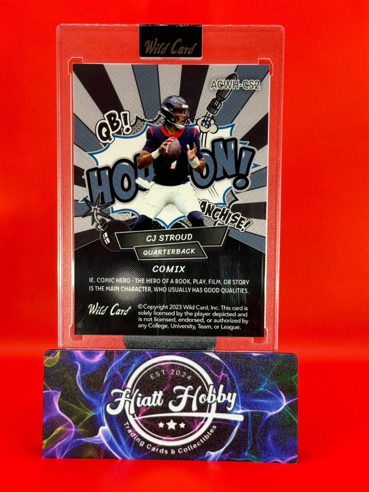 2023 Wild Card Alumination - CJ Stroud #ACWH-CS2 - Playoffs Sparkle Foil /25