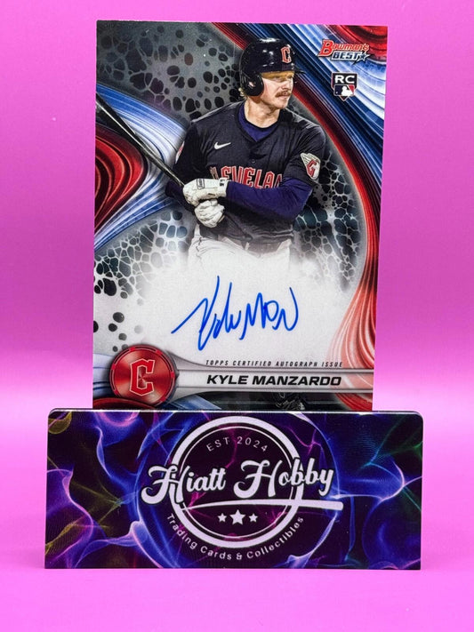 2024 Bowman's Best - Kyle Manzardo #B24-KM - Auto (RC, AU)