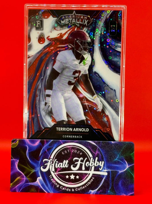 2023 Wild Card Metallix - Terrion Arnold #WMP-TA - Disco Prism /3