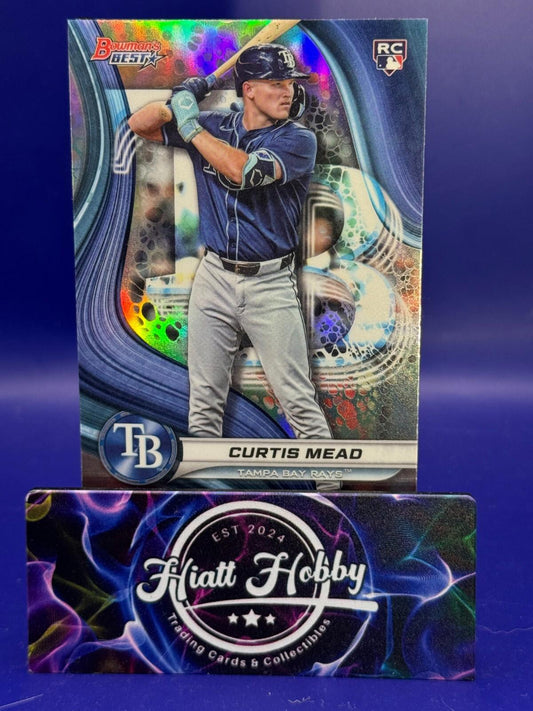 2024 Bowman's Best Baseball - Curtis Mead #64 - Refractor