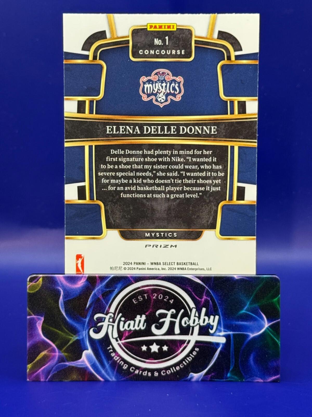 2024 Panini Select WNBA - Concourse #1 Elena Delle Donne - Silver Holo