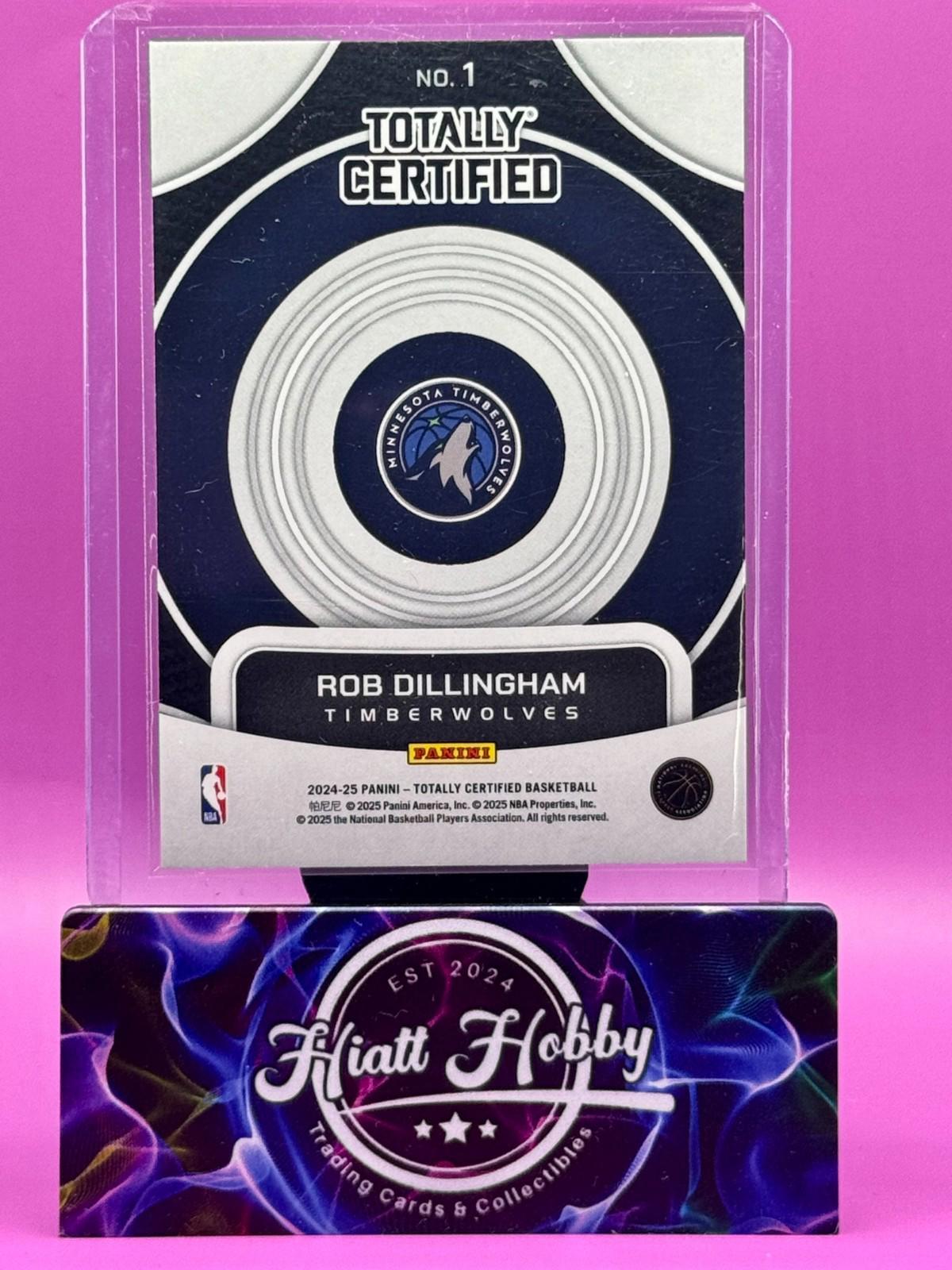2024-25 Panini Totally Certified - On Target Robert Dillingham #1 (RC) - Mirror