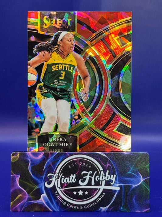2024 Panini Select WNBA - Premier Level #149 - Nneka Ogwumike - Red Ice