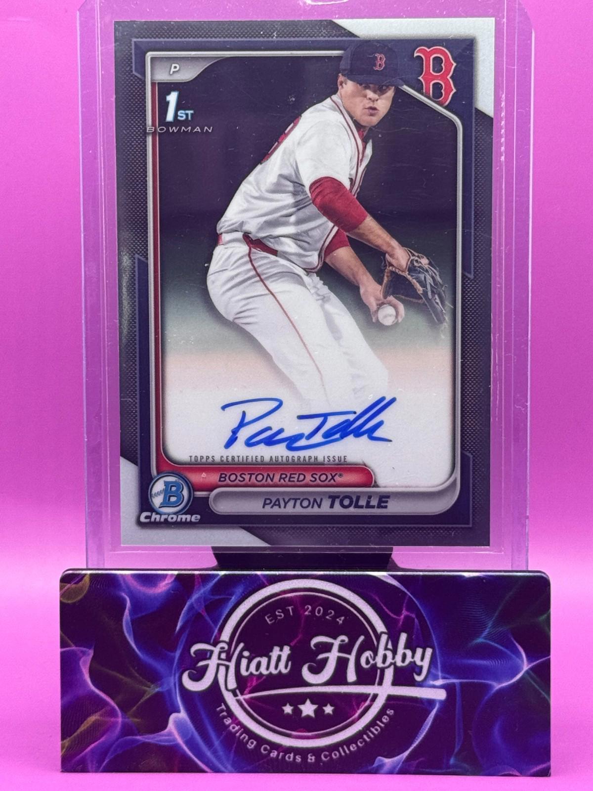 2024 Bowman Draft Chrome - Payton Tolle #CPA-PT - Chrome Auto (RC, AU)