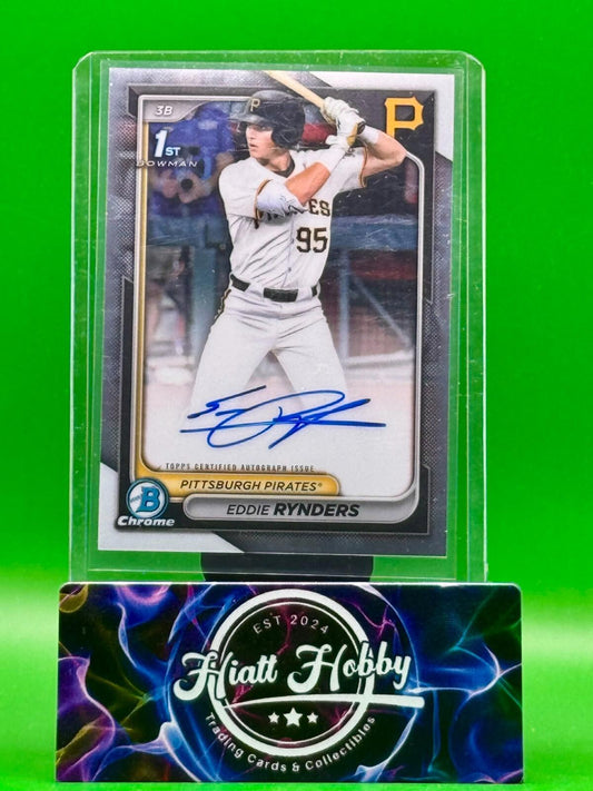 2024 Bowman Draft - Chrome Prospect Autographs Eddie Rynders #CPA-ER (AU, RC)