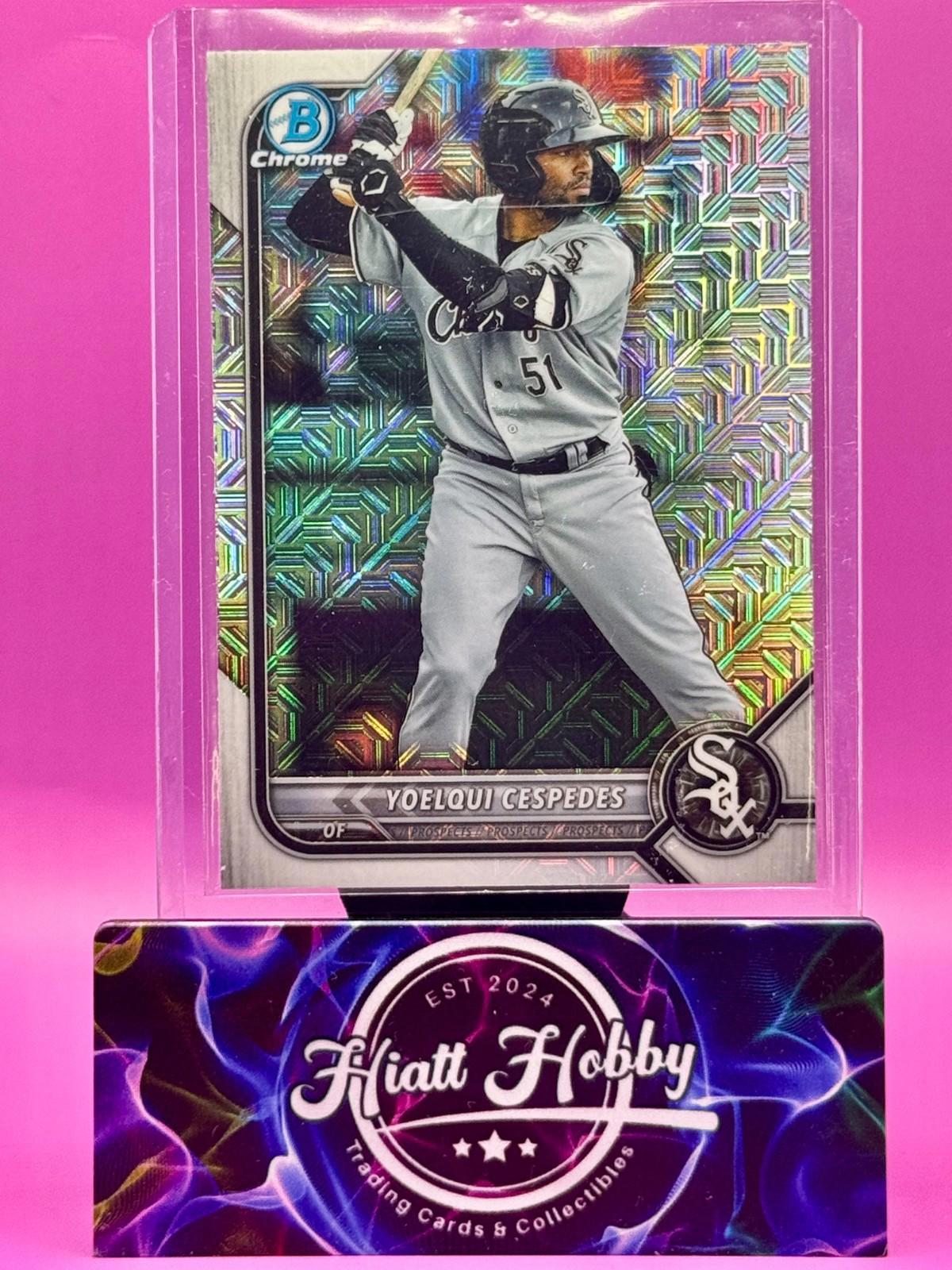 2022 Bowman Chrome - Yoelqui Cespedes #BCP-87 - Mojo Refractor (RC)