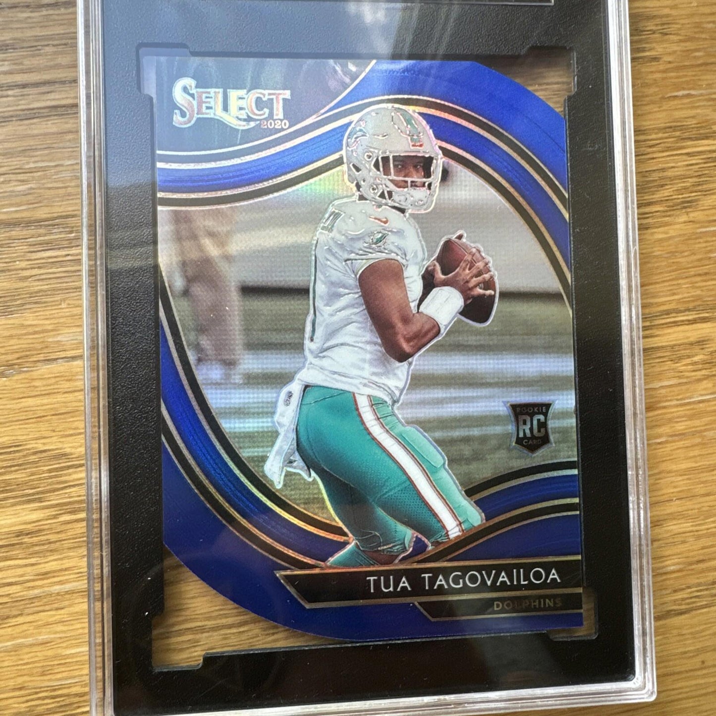 2020 Panini Select Tua Tagovailoa Field Level Blue Die Cut RC SGC 10 Pop 22 !