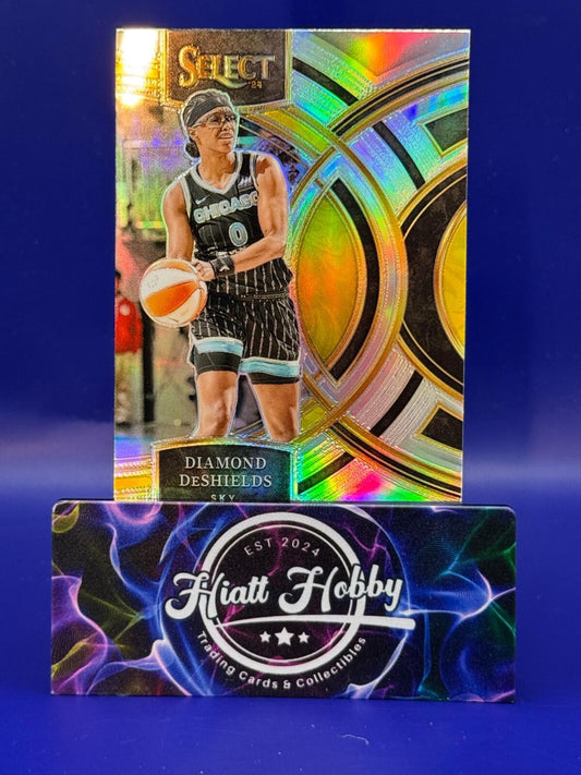 2024 Panini Select WNBA - Premier Level #112 - Diamond DeShields  - Silver Holo