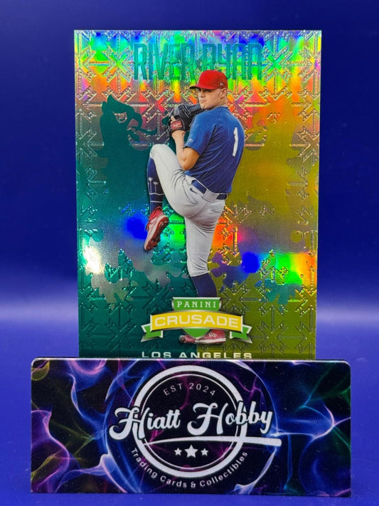 2024 Panini Crusade Baseball - River Ryan #19 - Teal Crusade Prizm /199