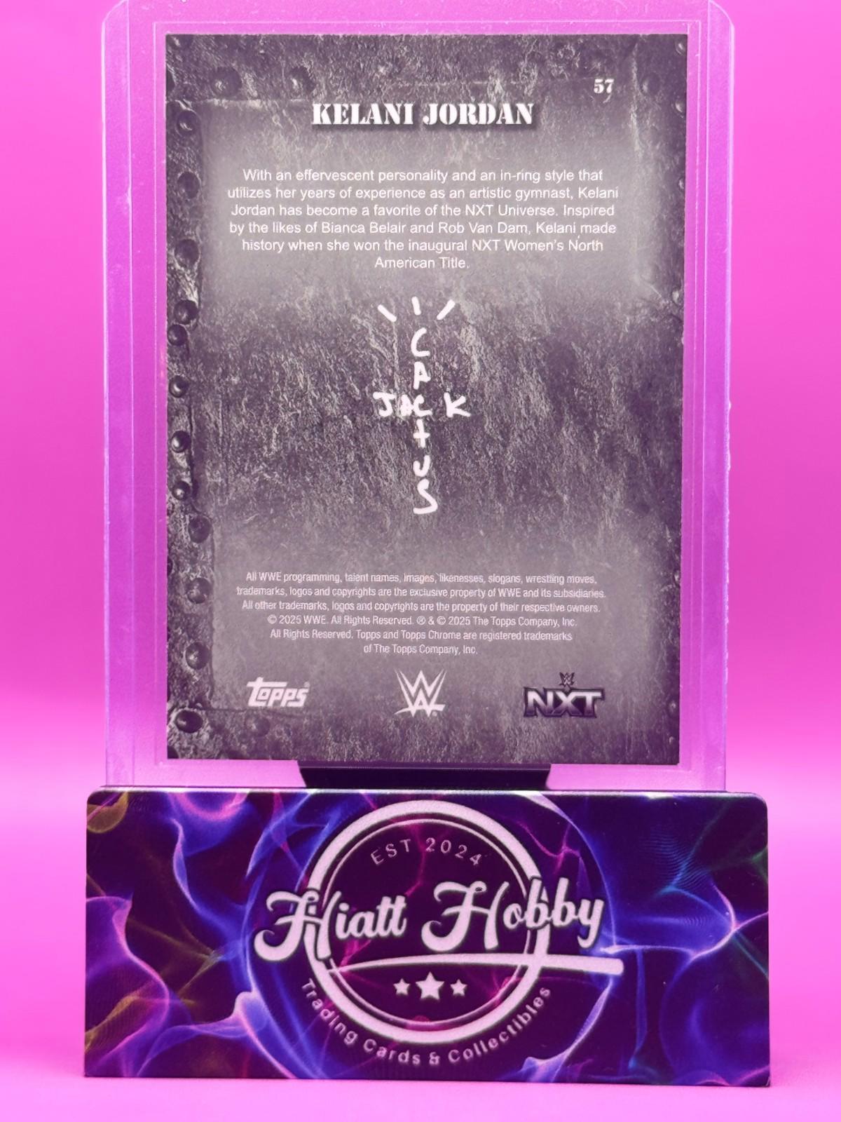 2025 Topps Chrome Cactus Jack WWE - Kelani Jordan #57