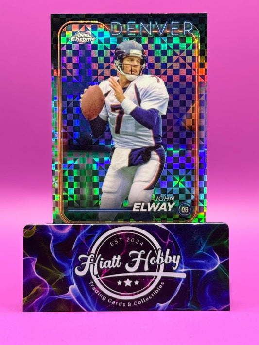 2024 Topps Chrome Football - John Elway #59 - X-Fractor