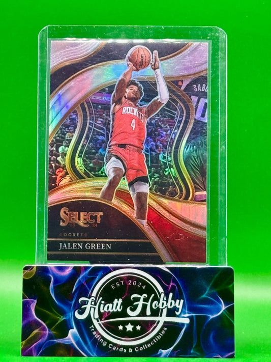 2023-24 Panini Select - Courtside Jalen Green #242 Orange Tectonic Prizm