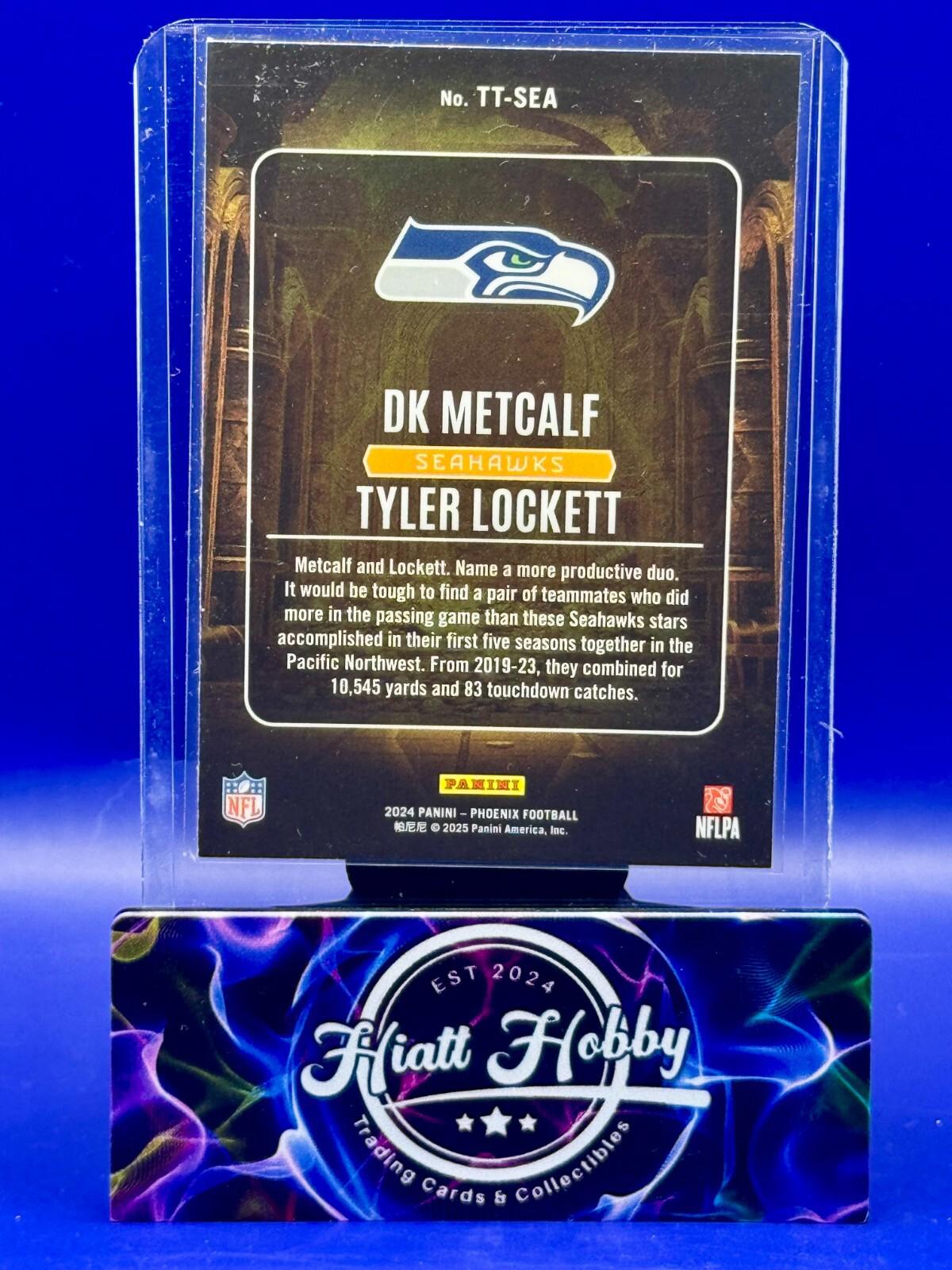 2024 Panini Phoenix - Metcalf/Lockett #TT-SEA - Treasured Tandems