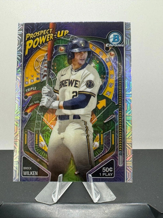 2024 Bowman Chro- Mega Box Mojo Prospect Power-Up #PP-7 Brock Wilken (RC)