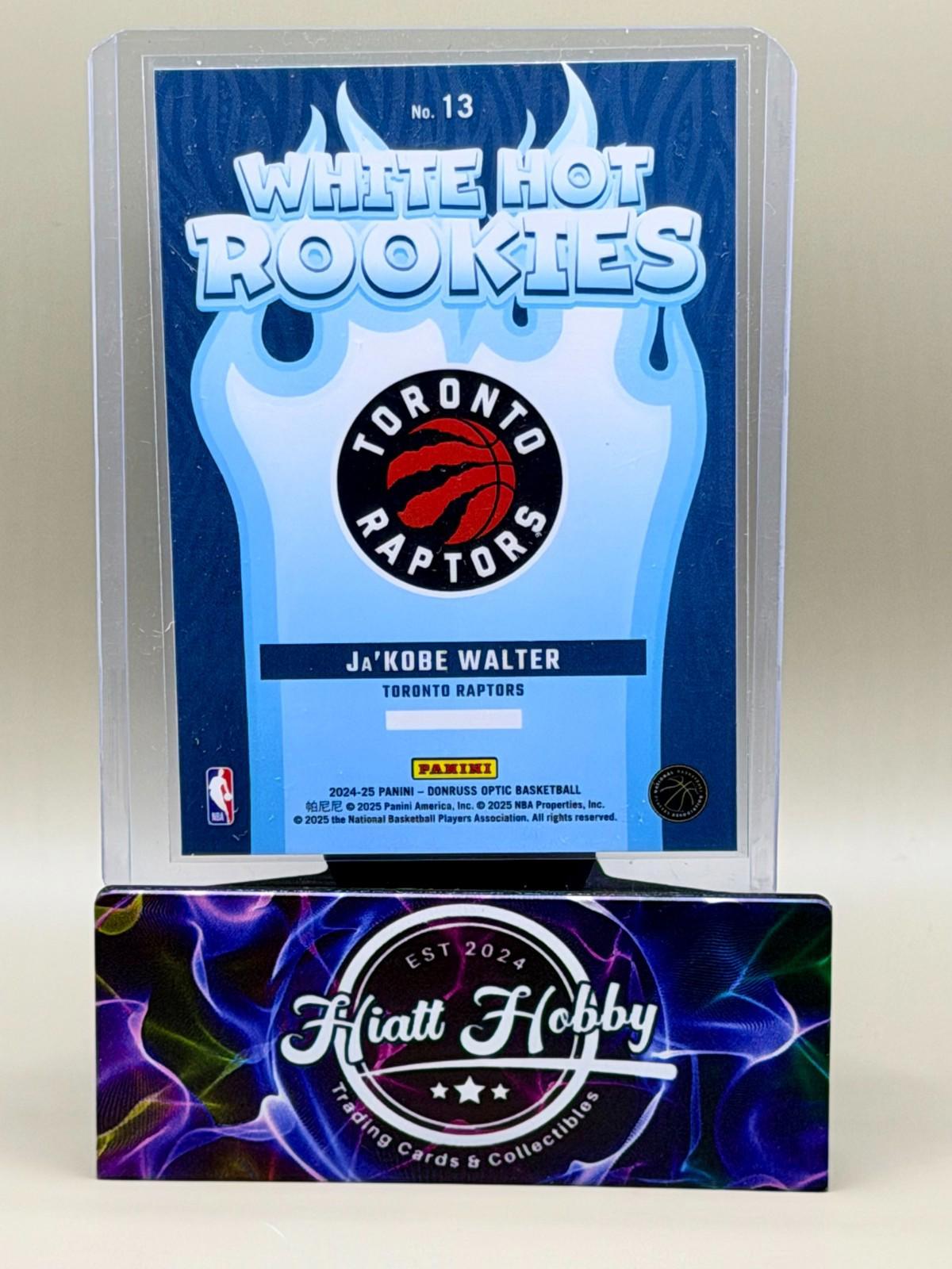 2024-25 Panini Donruss Optic - Ja'Kobe Walter #13 - White Hot Rookies (RC)