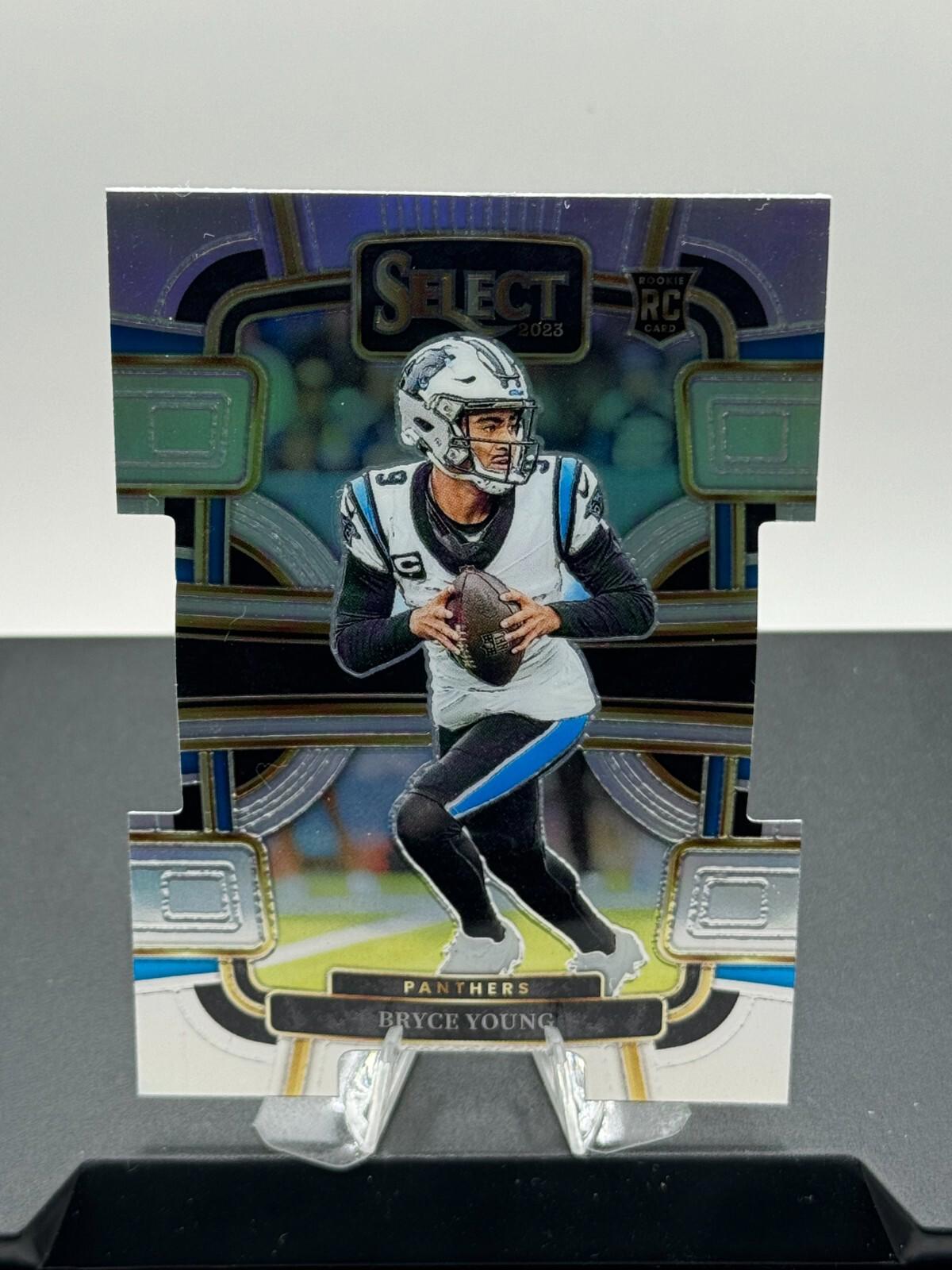 2023 Panini Select - Concourse #14 Bryce Young (RC) - Die-Cut Refractor