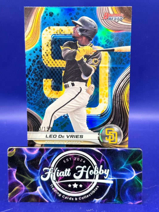 2024 Bowman's Best Baseball - Leo De Vries #TP-18 - Blue Refractor /150