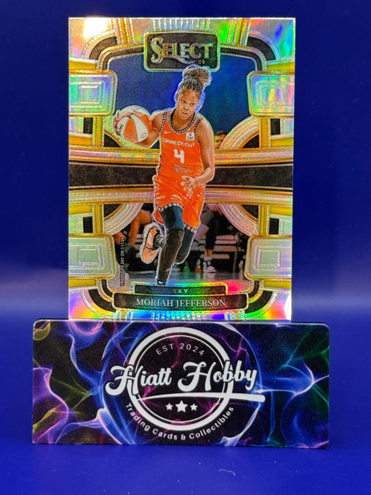 2024 Panini Select WNBA - Concourse Level #92 - Moriah Jefferson - Silver Holo