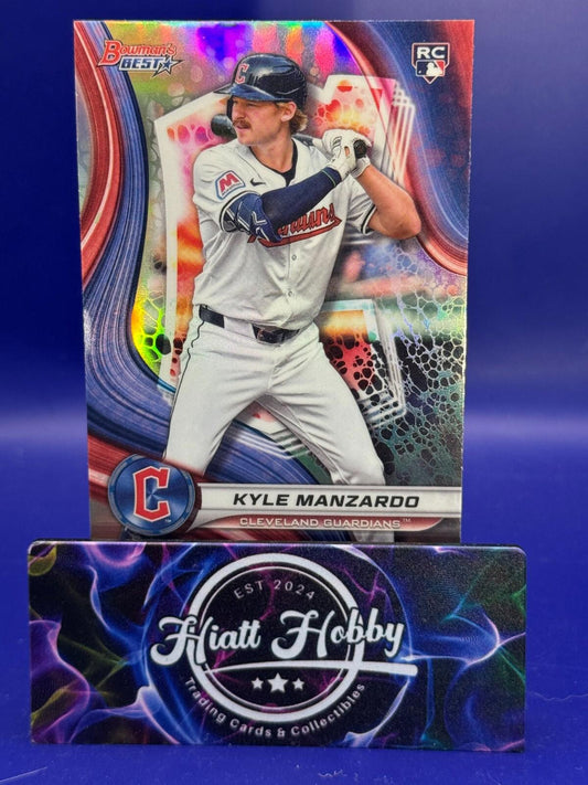 2024 Bowman's Best Baseball - Kyle Manzardo #22 - Refractor