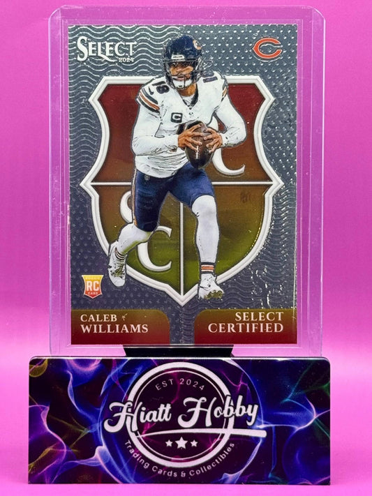 2024 Panini Select Football - Caleb Williams #1 - Select Certified (RC)