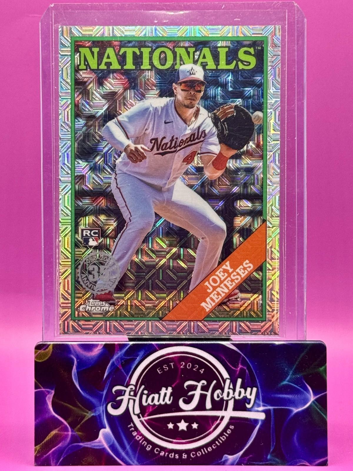2023 Topps Chrome - Joey Meneses #T88C-65 - 35th Anniversary Mojo (RC)