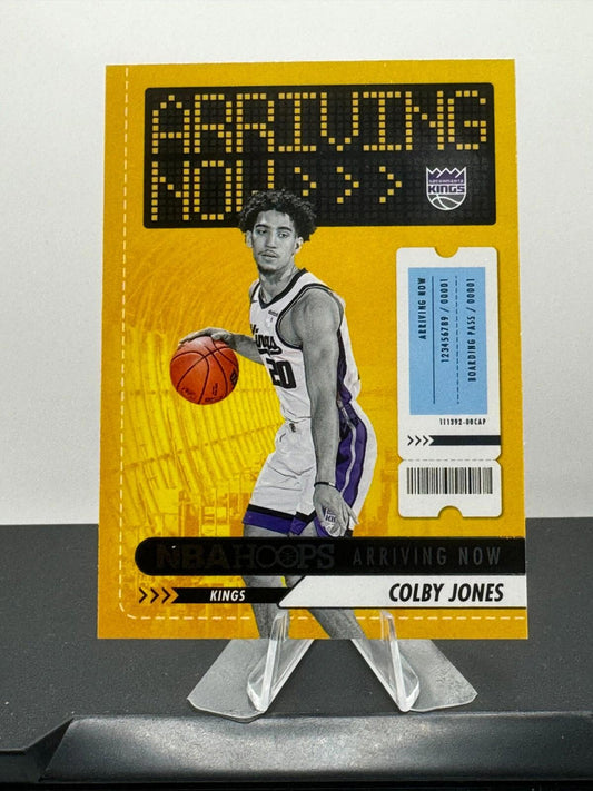 2023-24 Panini NBA Hoops - Arriving Now #8 Colby Jones (RC)