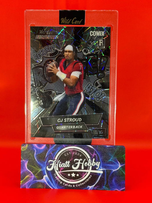 2023 Wild Card Alumination - CJ Stroud #ACGR1-CS3 - Rookie Lazer Refractor /15