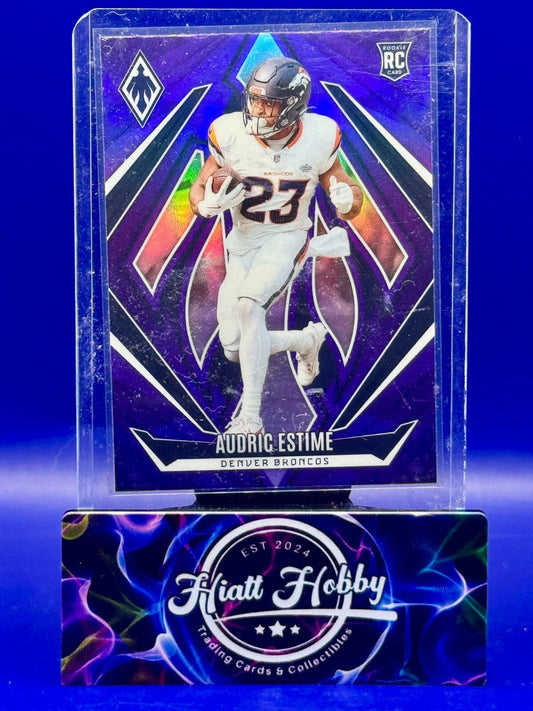 2024 Panini Phoenix - Audric Estime #156 - Purple Prizm (RC)