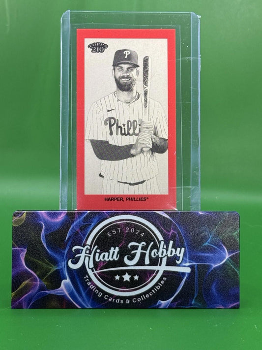 2024 Topps 206 - Old Mill Back Bryce Harper - 1910 T206 Series Insert