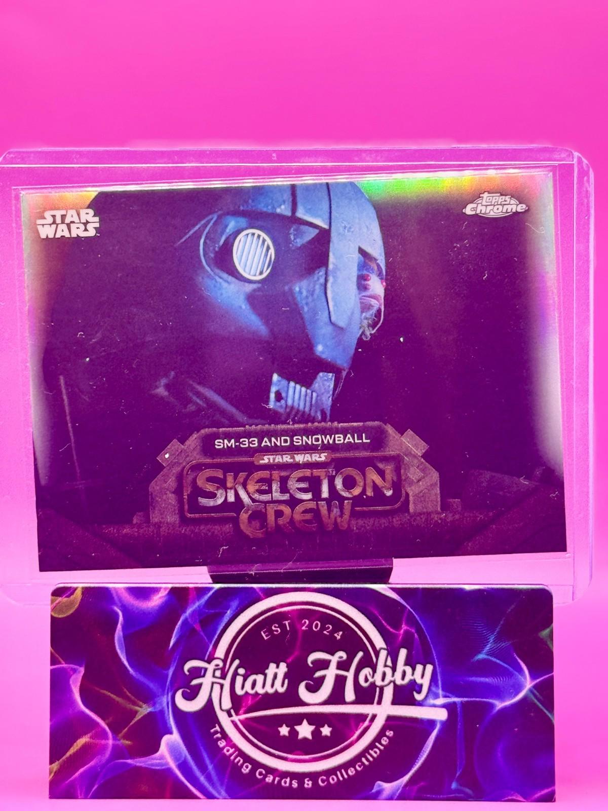 2025 Topps Chrome Star Wars - SM-33 and Snowball - SC-7 - Skeleton Crew - Refrac