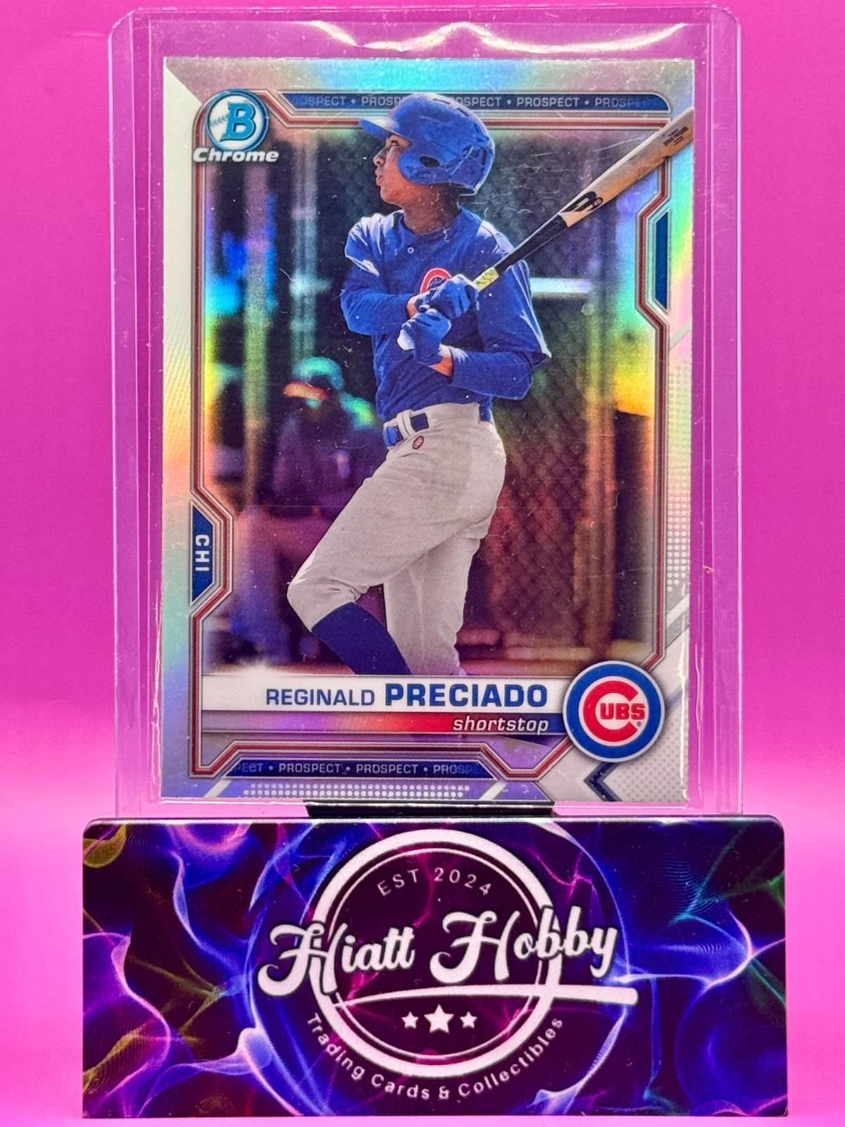 2021 Bowman Draft - Reginald Preciado #BDC-199 - Refractor (RC)