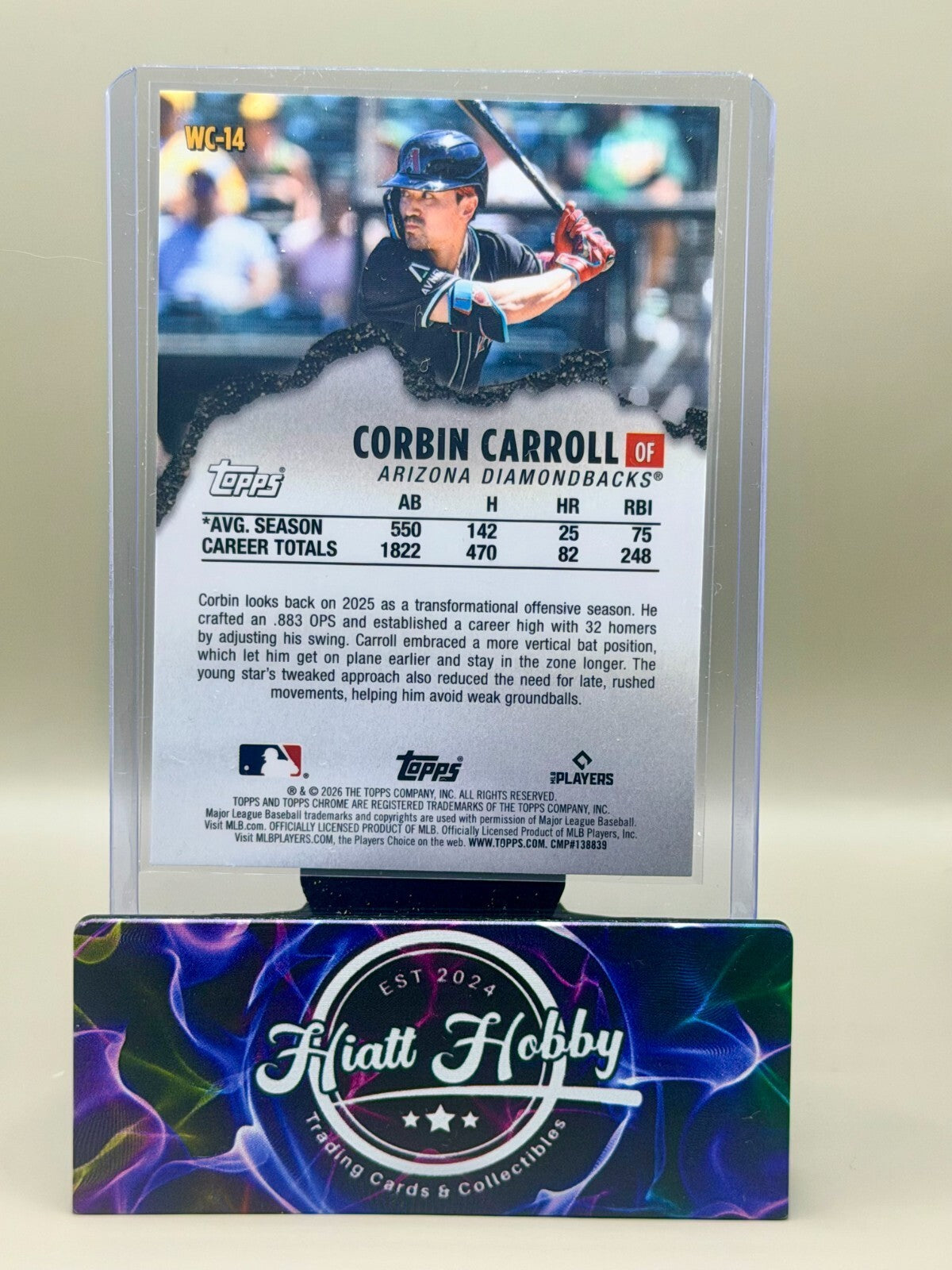 2026 Topps Chrome - #WC-14 Corbin Carroll - Wrecking Crew