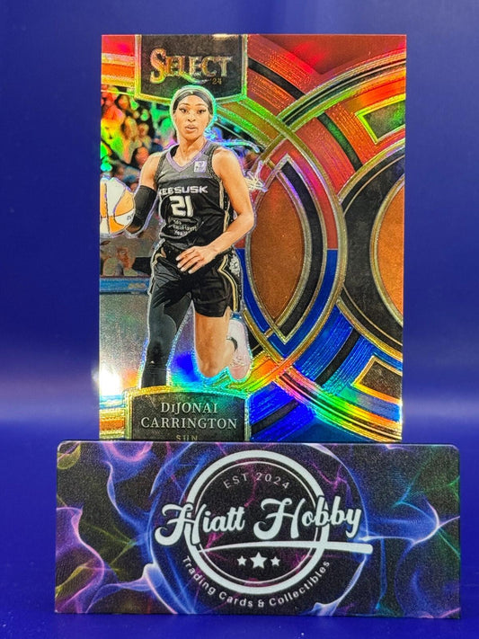 2024 Panini Select WNBA - Premier #194 DiJonai Carrington - Red & Blue /399