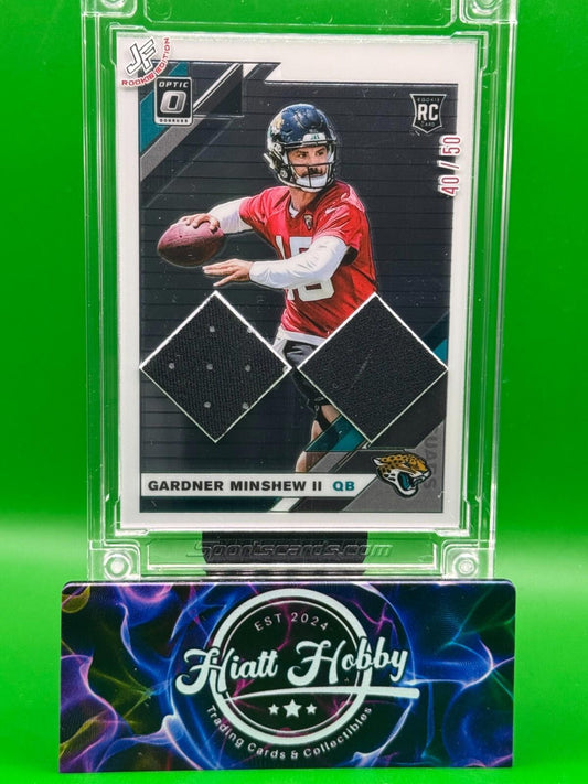 2024 Jersey Fusion Rookie Edition - Gardner Minschew II - Dual Patch /50 (RC)