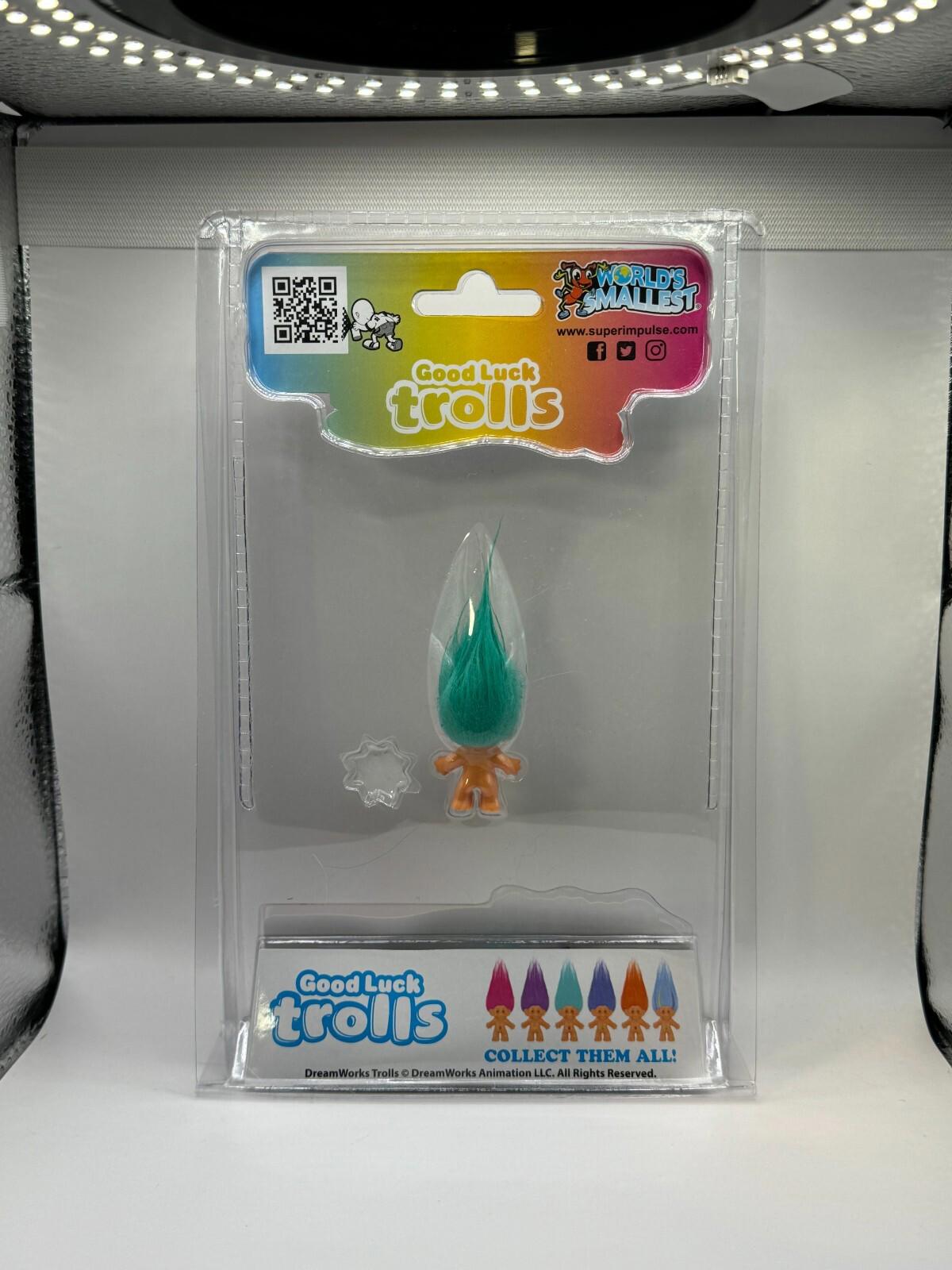 World's Smallest Good Luck Trolls. Mini 1 inch Tall Toy Action Figure