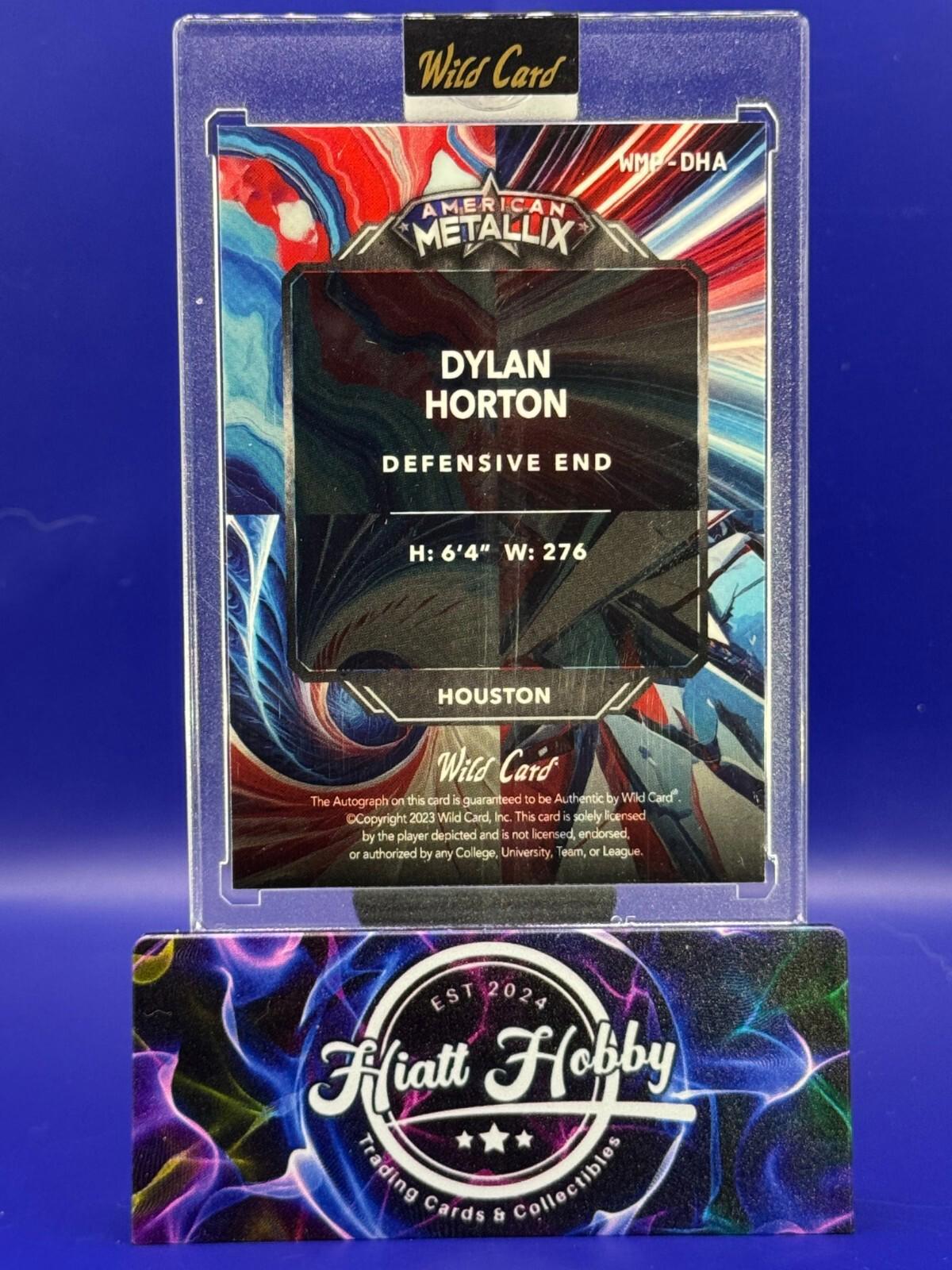 2023 Wild Card Metallix - Dylan Horton #WMP-DHA - WildLiquid Auto - Hyper /3