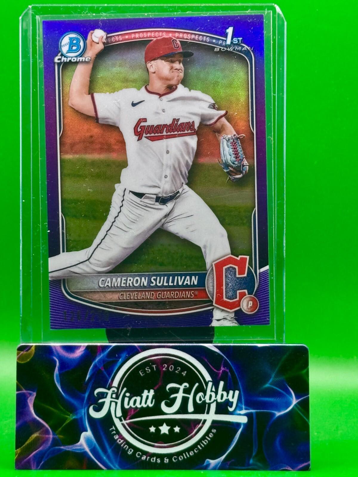 2025 Bowman Chrome - Cameron Sullivan #BCP-97 - True Purple Refractor /250